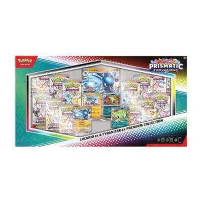 Prismatic Evolutions Lucario ex & Tyranitar ex Premium Collection(SHOP)